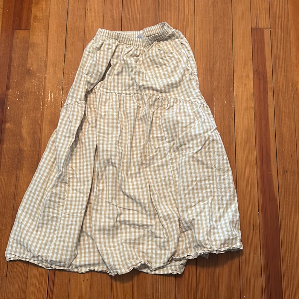 Gingham skirt